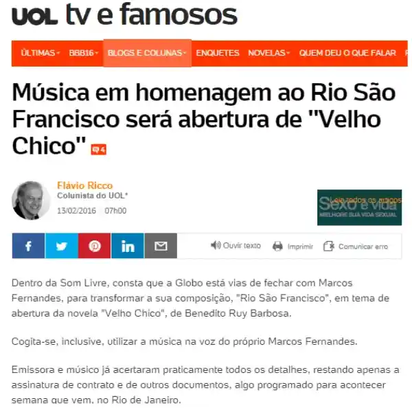 Marcos Fernandes UOL